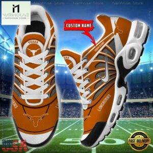 NCAA Texas Longhorns Sport Football Logo Custom Air Max Plus Shoes