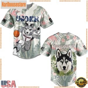 NCAA UConn Huskies National Champion Baseball Jersey