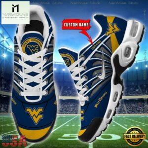 NCAA West Virginia Mountaineers Sport Football Logo Custom Air Max Plus Shoes
