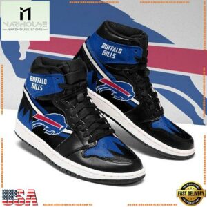 NFL Buffalo Bills Football Logo Team Air Jordan 1 Hightop Shoes Sneakers