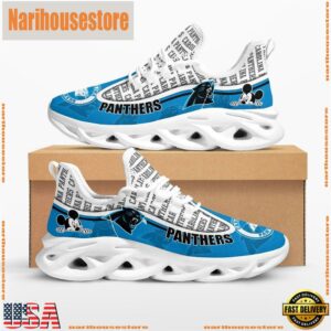 NFL Carolina Panthers Mickey Mouse Max Soul Shoes
