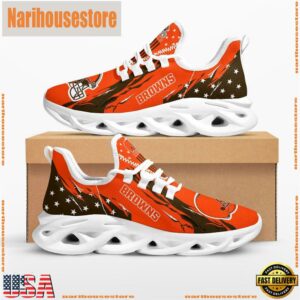 NFL Cleveland Browns Stars and Stripes M Soul Shoes