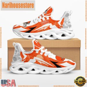 NFL Cleveland Browns Symbol Geometric Pattern Max Soul Shoes