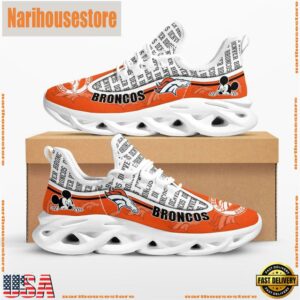 NFL Denver Broncos Mickey Mouse Max Soul Shoes