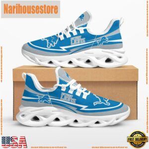 NFL Detroit Lions Are Coming Curves Max Soul Shoes