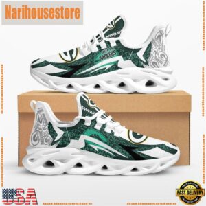 NFL Green Bay Packers Symbol Geometric Pattern Max Soul Shoes