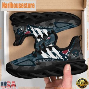 NFL Houston Texans Military Camouflage M Soul Shoes