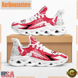NFL Kansas City Chiefs Symbol Geometric Pattern Max Soul Shoes