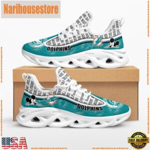 NFL Miami Dolphins Mickey Mouse Max Soul Shoes