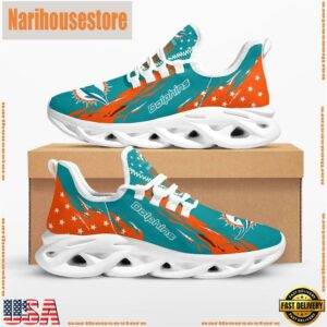 NFL Miami Dolphins Stars and Stripes M Soul Shoes