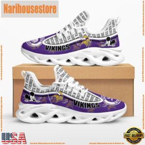 NFL Minnesota Vikings Mickey Mouse Max Soul Shoes