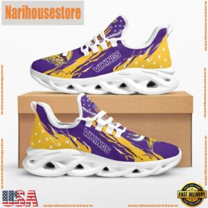 NFL Minnesota Vikings Stars and Stripes M Soul Shoes