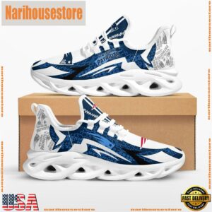 NFL New England Patriots Symbol Geometric Pattern Max Soul Shoes