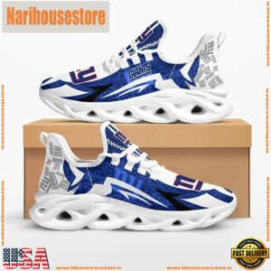 NFL New York Giants Symbol Geometric Pattern Max Soul Shoes