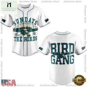 NFL Philadelphia Eagles Bird Gang Baseball Jersey