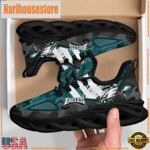 NFL Philadelphia Eagles Military Camouflage M Soul Shoes