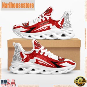 NFL San Francisco 49ers Symbol Geometric Pattern Max Soul Shoes