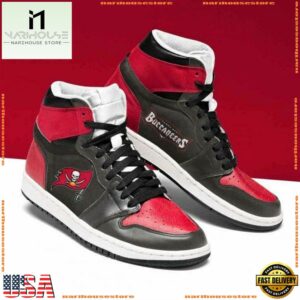 NFL Tampa Bay Buccaneers Football Logo Team Air Jordan 1 Hightop Shoes Sneakers