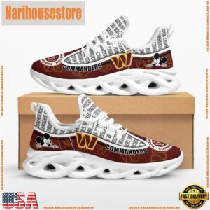NFL Washington Commanders Mickey Mouse Max Soul Shoes