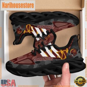 NFL Washington Commanders Military Camouflage M Soul Shoes