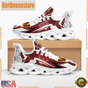 NFL Washington Commanders Symbol Geometric Pattern Max Soul Shoes
