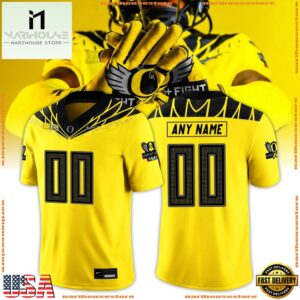 Oregon Ducks Game Custom Football Jersey