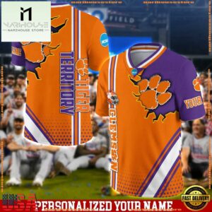 Personalized NCAA Clemson Tigers Team Logo Player Football Jersey