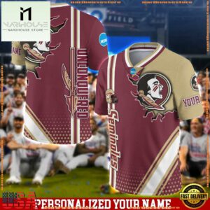 Personalized NCAA Florida State Seminoles Team Logo Player Football Jersey