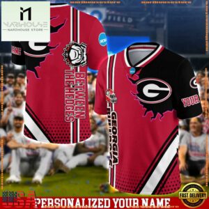 Personalized NCAA Georgia Bulldogs Team Logo Player Football Jersey