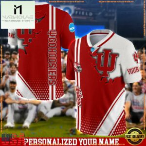 Personalized NCAA Indiana Hoosiers Team Logo Player Football Jersey