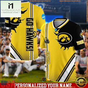 Personalized NCAA Iowa Hawkeyes Team Logo Player Football Jersey