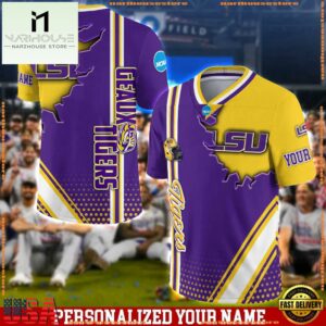 Personalized NCAA LSU TIGERS Team Logo Player Football Jersey