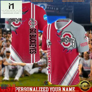 Personalized NCAA Ohio State Buckeyes Team Logo Player Football Jersey