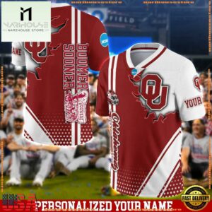 Personalized NCAA Oklahoma Sooners Team Logo Player Football Jersey