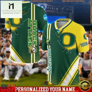 Personalized NCAA Oregon Ducks Team Logo Player Football Jersey