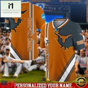 Personalized NCAA Texas Longhorns Team Logo Player Football Jersey