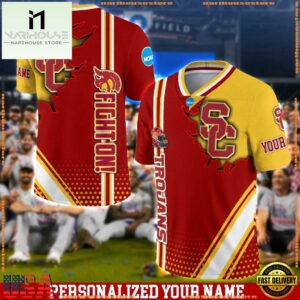 Personalized NCAA USC Trojans Team Logo Player Football Jersey