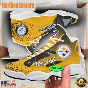 Pittsburgh Steelers NFL Personalized Jordan 13 Shoes