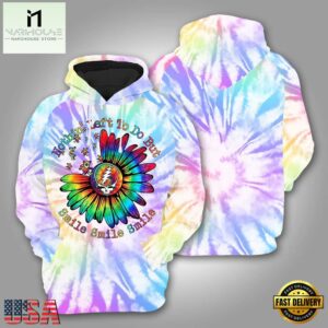 Retro Grateful Dead Tie-Dye Aesthetic 3D Hoodie