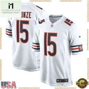 Rome Odunze White Chicago Bears Game Football Jersey