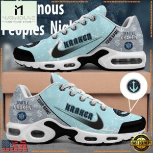 Seattle Kraken Indigenous Peoples Night Custom Name Air Max Plus Shoes