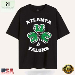 Shamrock Football St Patricks Day Atlanta Falcons NFL 2025 T Shirt