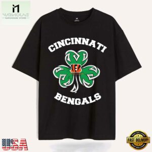 Shamrock Football St Patricks Day Cincinnati Bengals NFL 2025 T Shirt