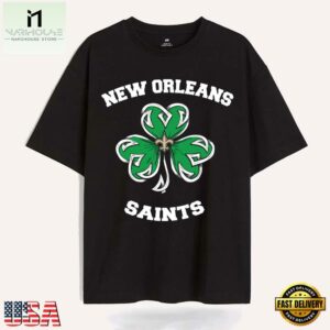 Shamrock Football St Patricks Day New Orleans Saints NFL 2025 T Shirt