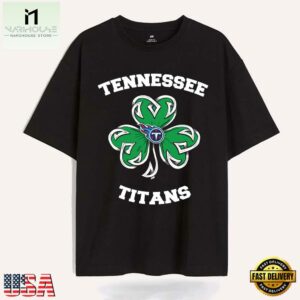 Shamrock Football St Patricks Day Tennessee Titans NFL 2025 T Shirt