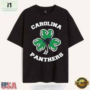 Shamrock St Patricks Day Carolina Panthers NFL 2025 T Shirt