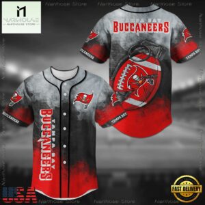 Tampa Bay Buccaneers NFL Baseball Jersey Shirt