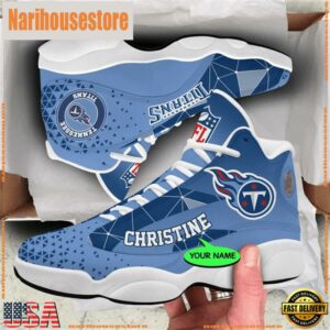 Tennessee Titans NFL Personalized Jordan 13 Shoes
