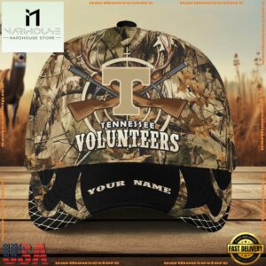 Tennessee Volunteers Camo Hunting Cap, Sport Team Camo Hunting Hats