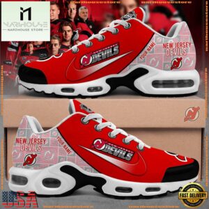 Welcome to New Seasion New Jersey Devils Custom Name Air Max Plus Shoes